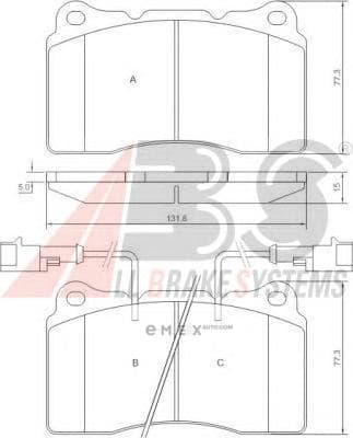 OEM Brake Pads/ABS 37106