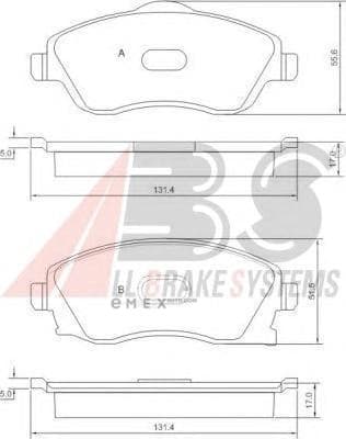 OEM Brake Pads/ABS 37213