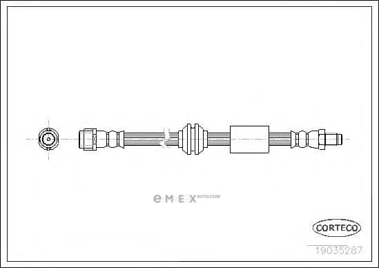 OEM HOSE ASSY, WINDSHIELD WASHER 19035287