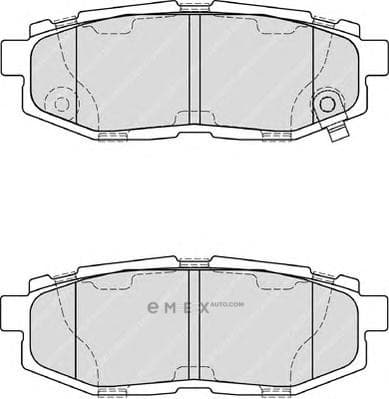 OEM PAD KIT, DISC BRAKE FDB4187