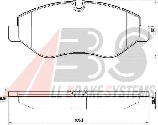 OEM Brake Pads/ABS 37553