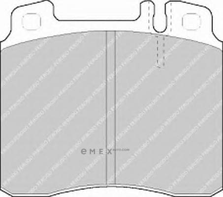 OEM PAD KIT, DISC BRAKE FDB800