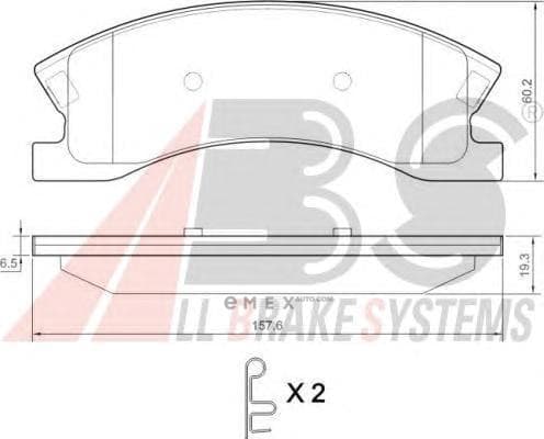 OEM Brake Pads/USA 38945