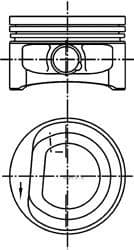 OEM PISTON ASSY 99452600