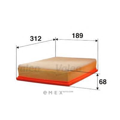 OEM FILTER ASSY, AIR ELEMENT 585204