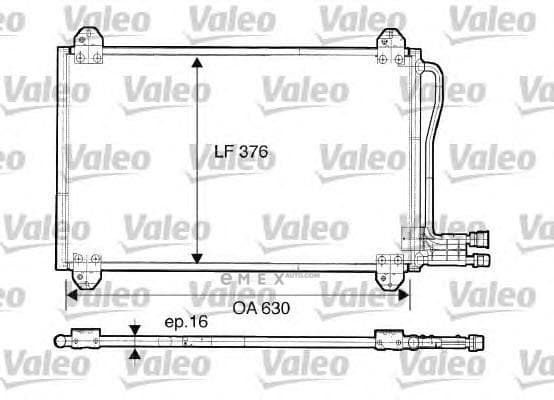 OEM CONDENSER MERC SPRINTER 02/95>01/06 816891