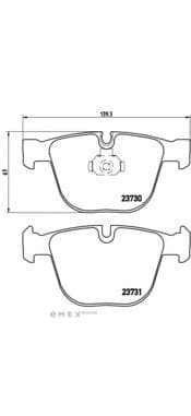 OEM PAD KIT, DISC BRAKE P06026