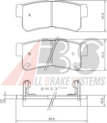 OEM Brake Pads/ABS 37252