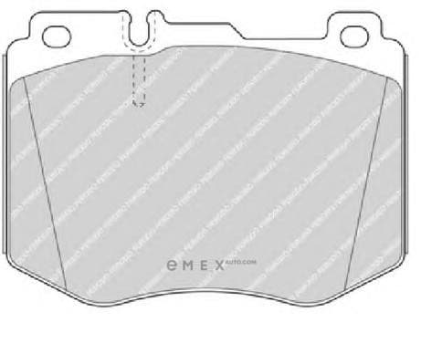 OEM PAD KIT, DISC BRAKE FDB4608