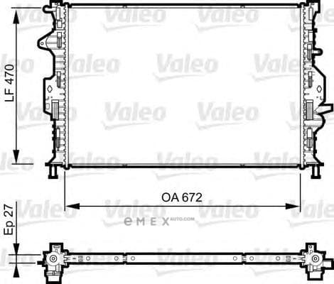 OEM RADIATOR ASSY, A/C 735374