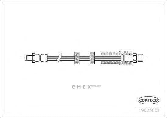 OEM HOSE ASSY, WINDSHIELD WASHER 19025851