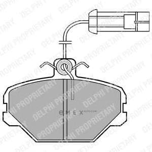 OEM BRAKE PAD AXLE SET LP566