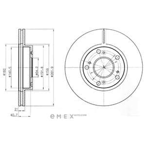 OEM BRAKE DISC (DOUBLE PACK) BG4294