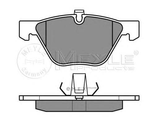 OEM Brake Pad Set, disc brake 0252331320