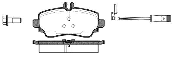 OEM Brake Pad Set, disc brake 065022