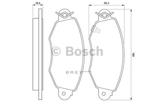 OEM BREMSBELAG 0986424691