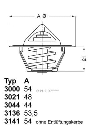 OEM THERMOSTAT ASSY 314187D