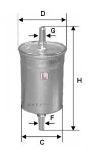 OEM FILTER ASSY, FUEL PUMP S1718B