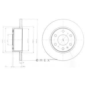 OEM BRAKE DISC (DOUBLE PACK) BG4164