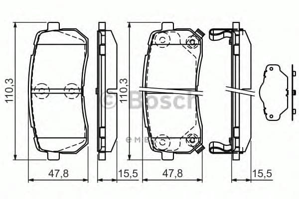 OEM Brake Lining 0986494327