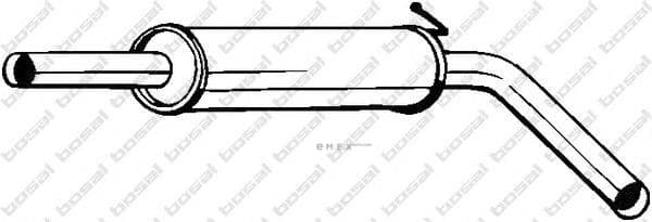 OEM EXHAUST PIPE, MUFFLER 227047