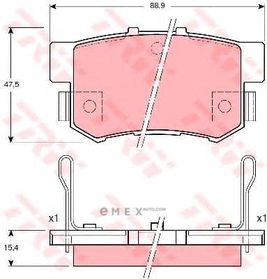 OEM BRAKE PAD GDB3191