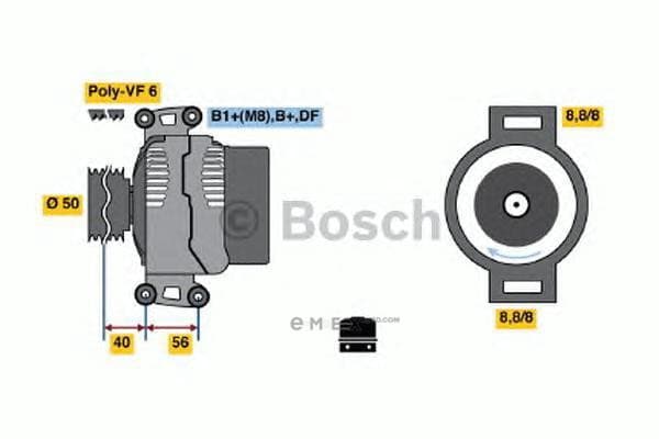 OEM DREHSTROMLICHTMASCHINE I.A. 0986047460