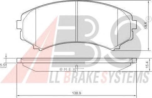 OEM PAD KIT, DISC BRAKE 37203