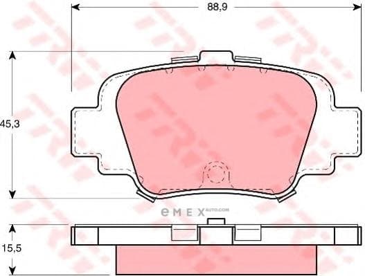 OEM BRAKE PAD GDB1060