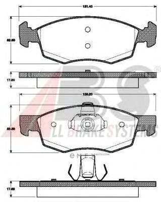 OEM PAD KIT, DISC BRAKE 37679