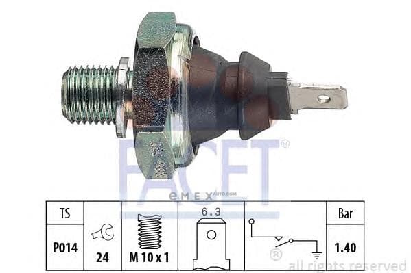 OEM SENSOR ASSY, OIL PRESSURE 70046