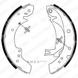 OEM BRAKE SHOE AXLE SET LS1712