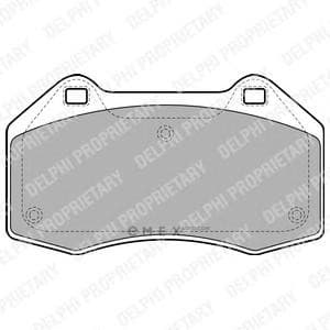 OEM BRAKE PAD AXLE SET LP1940