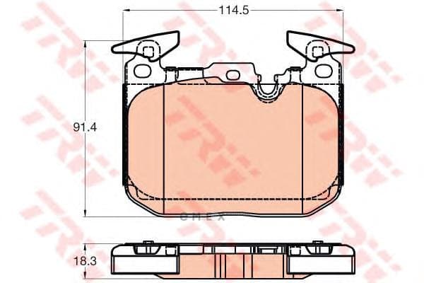 OEM PAD KIT, DISC BRAKE GDB2031