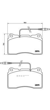 OEM PAD KIT, DISC BRAKE P23082