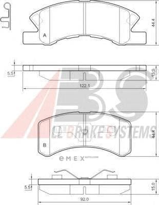 OEM Brake Pads/ABS 37490