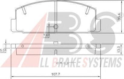 OEM Brake Pads/ABS 36571