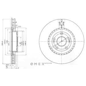 OEM BRAKE DISC (DOUBLE PACK) BG3685