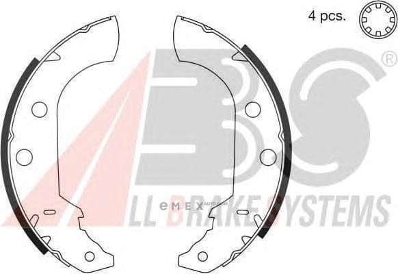 OEM Brake Shoes/ABS 8321