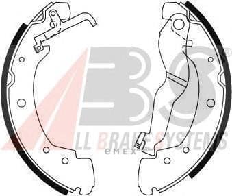 OEM SHOE KIT, DRUM BRAKE 8930