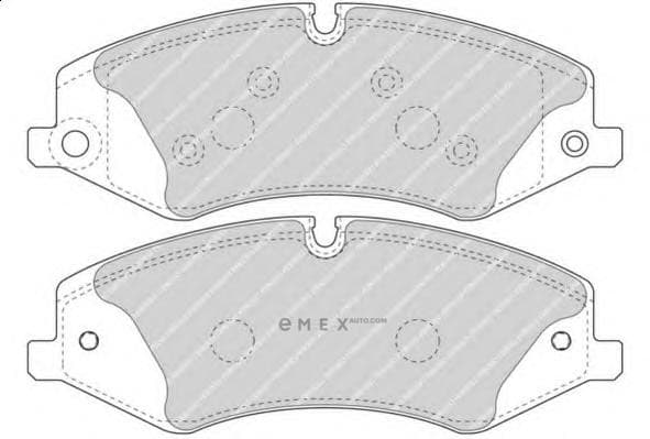 OEM LR BRAKE PAD SET FRONT AXLE FDB4455