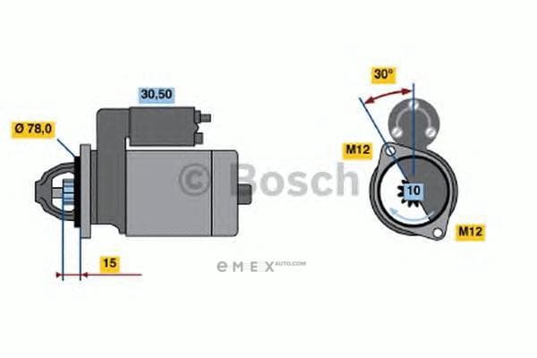 OEM STARTER MOTOR 0986014940