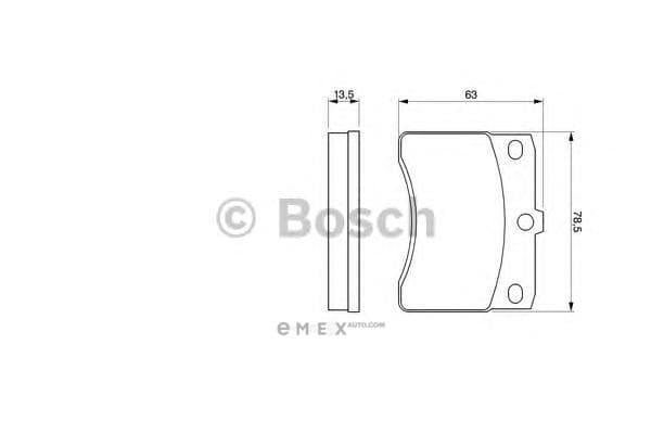 OEM BREMSBELAG 0986424099