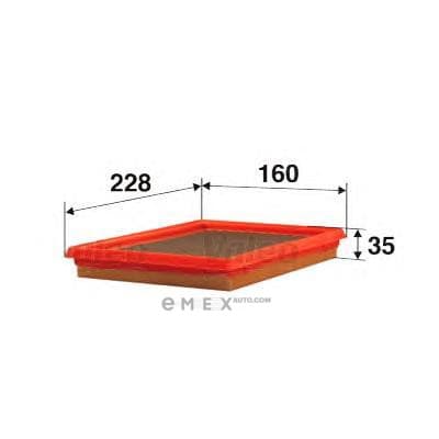 OEM FILTER ASSY, AIR ELEMENT 585337