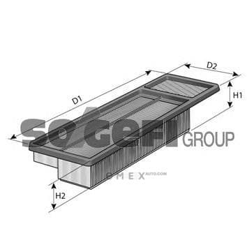 OEM FILTER ASSY, AIR ELEMENT A1455