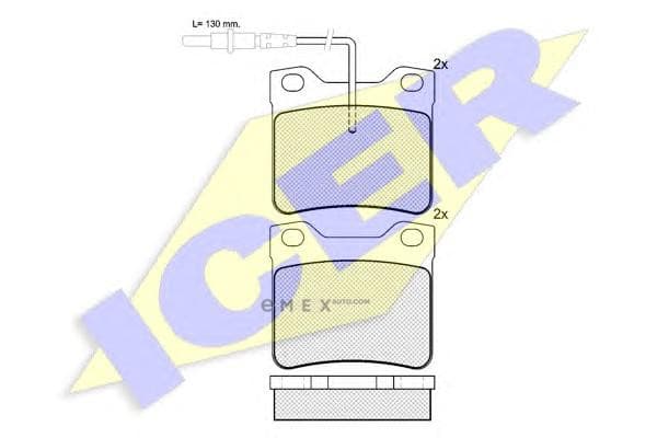 OEM M.B BRAKE PAD (OM 601) 141241