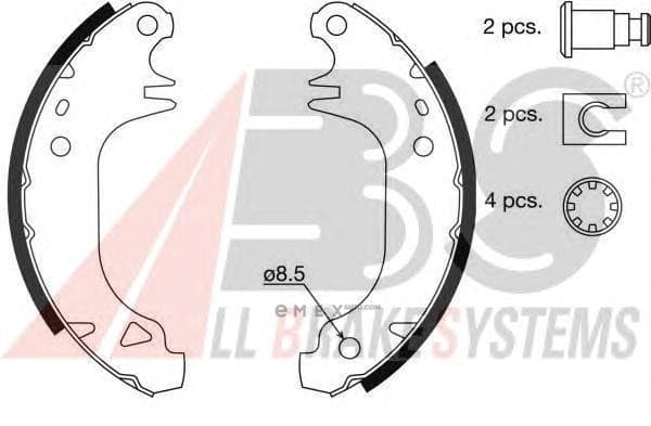 OEM Brake Shoes/ABS 8311