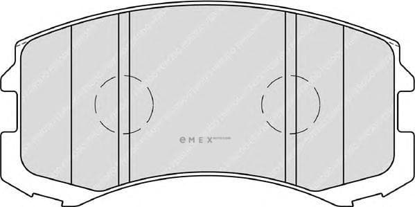 OEM PAD KIT, DISC BRAKE FDB1886