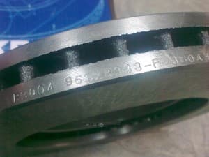 OEM ROTOR,FRT BRK 96328338