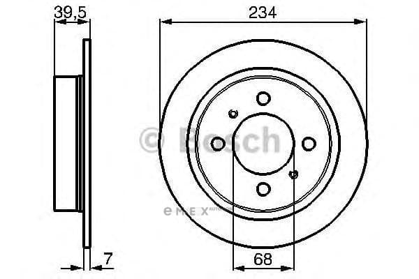 OEM BREMSSCHEIBE 0986478865